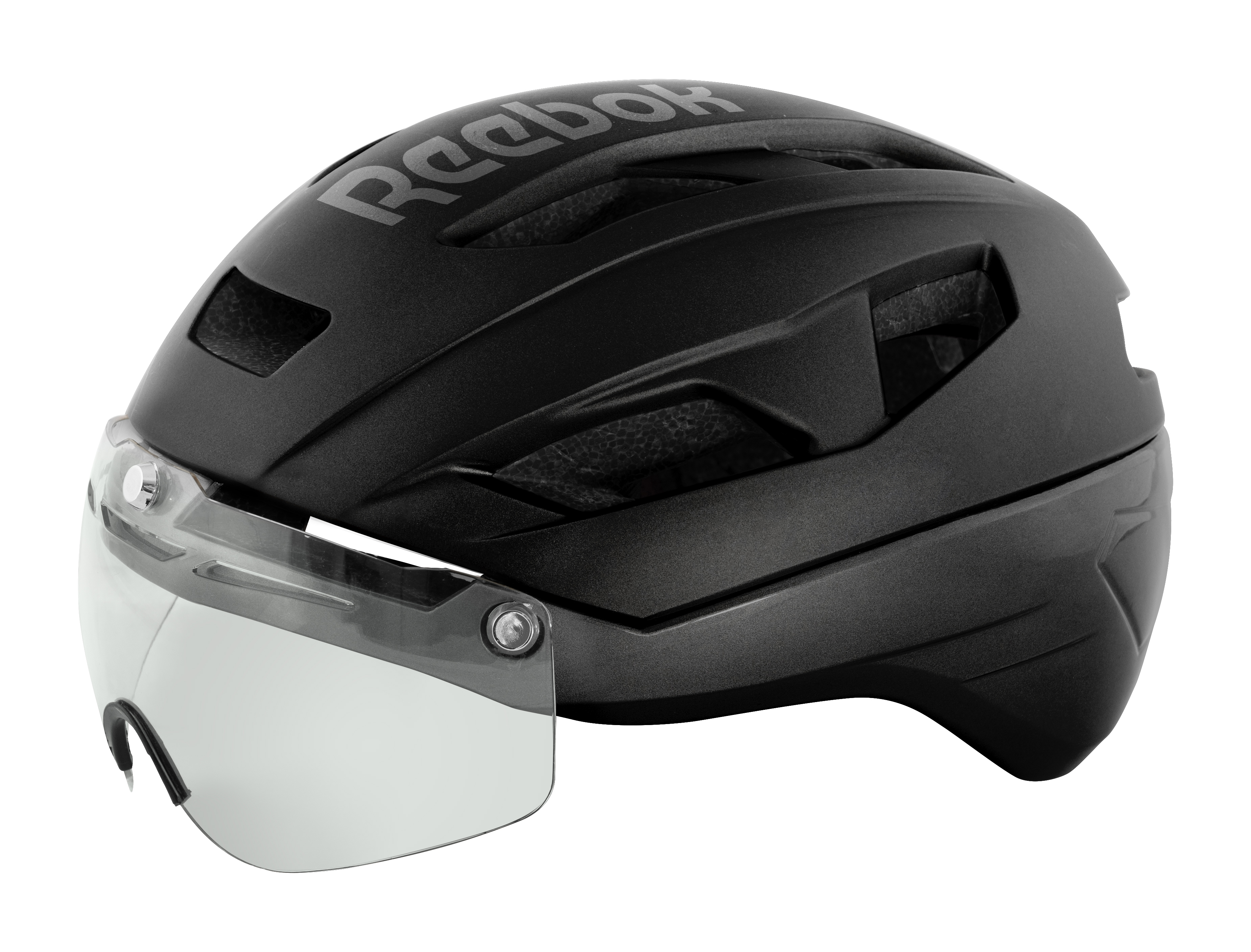 Casco deportivo Reebok URBAN-TREKKING KS09, tamaño L, negro mate